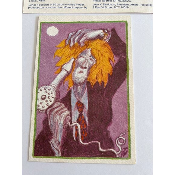 Artists' Postcards Series II 1978 Original Art Prints High-Quality Paper Collect - Picture 1 of 8
